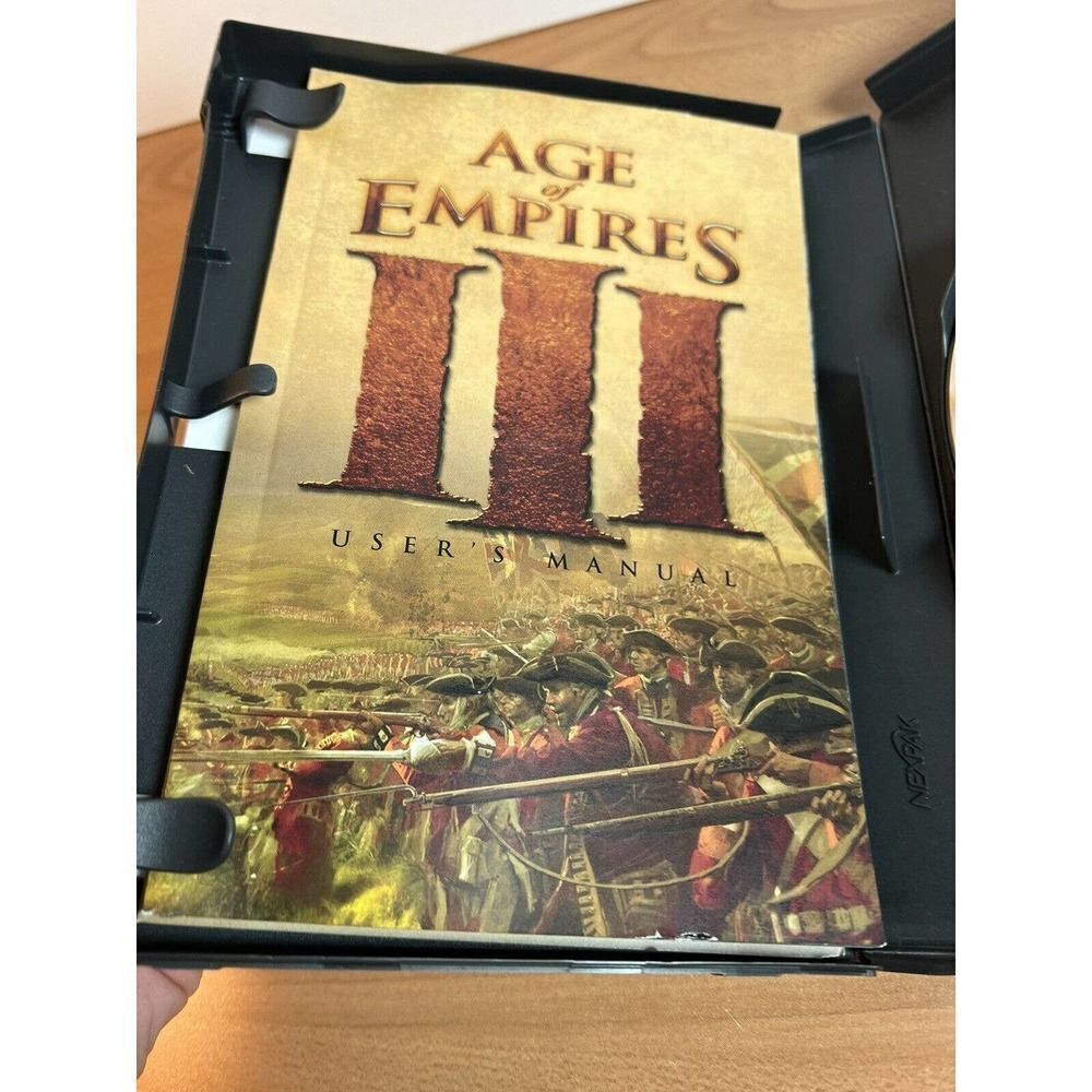 Age of Empires 3 III PC CD Microsoft 3 Discs Manual 2005 - Picture 6 of 10